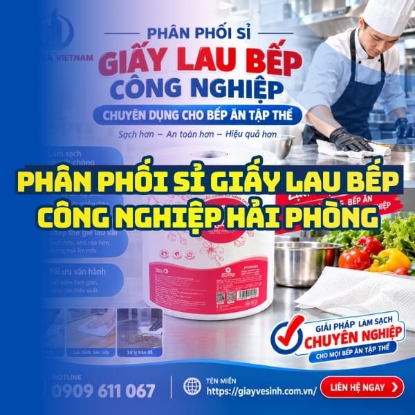 Horeca Việt Nam phân phối sỉ giấy lau bếp công nghiệp hải phòng giá tốt giao hàng tận nơi