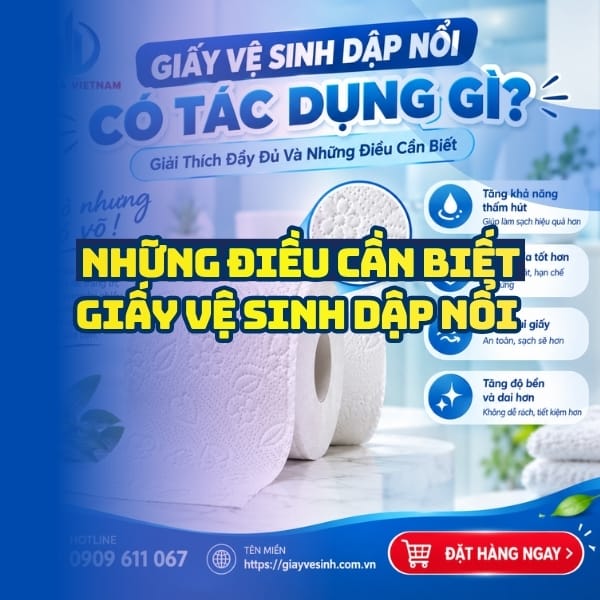 Những điều cần biết giấy vệ sinh dập nổi có tác dụng gì tại Horeca Việt Nam?