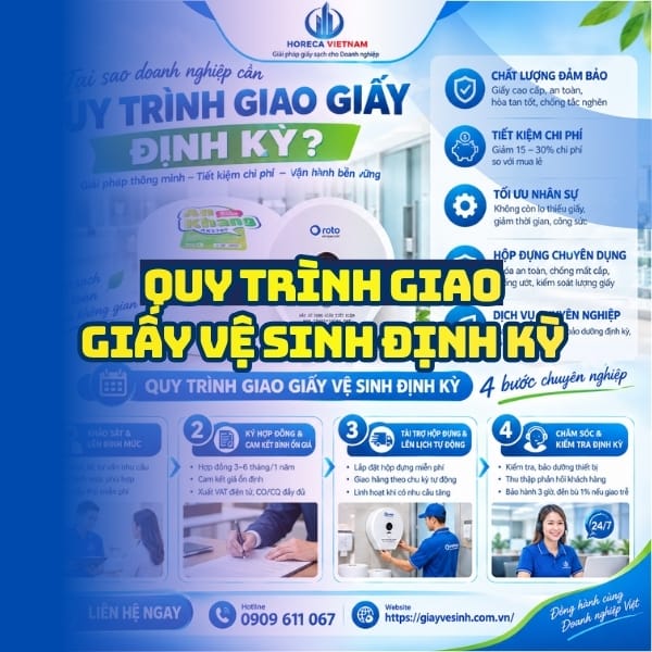 Quy trình giao giấy vệ sinh định kỳ uy tín cho doanh nghiệp tại Hải Phòng
