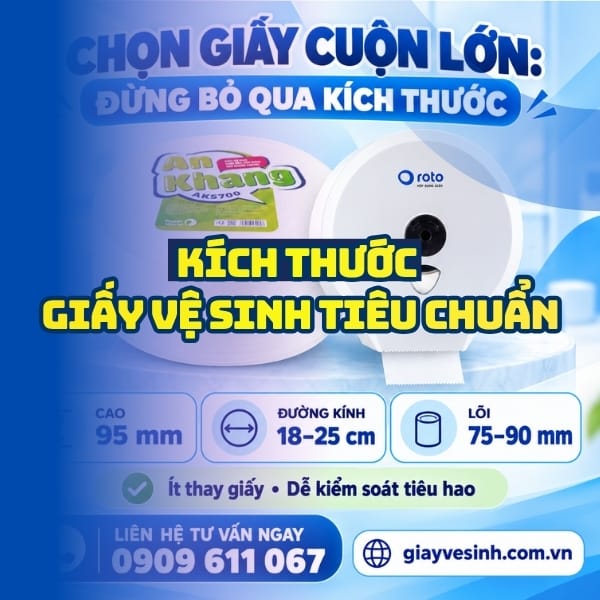 Tiêu chí lựa chọn kích thước giấy vệ sinh tiêu chuẩn tại NPP Horeca Việt Nam